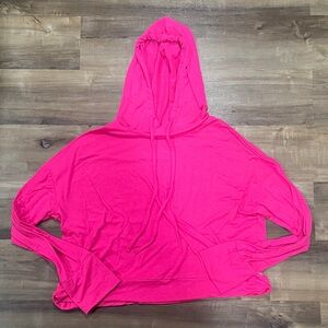 GAP Hooded Long Sleeve Crop Top